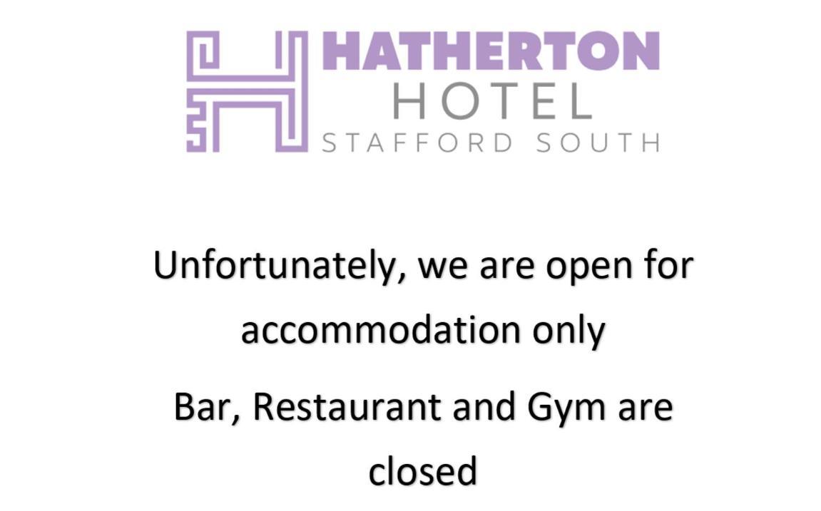 Stafford South Hatherton Hotel Penkridge Extérieur photo